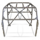 GenRight Fastback Cage for the Jeep LJ Unlimited (shown with optional V-Bar, Harness Bar, and X-bar